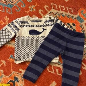 JANIE AND JACK sweater set 12-18 months